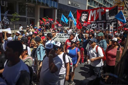 Hoy habrá manifestaciones de grupos piqueteros en el centro de la ciudad de Buenos Aires