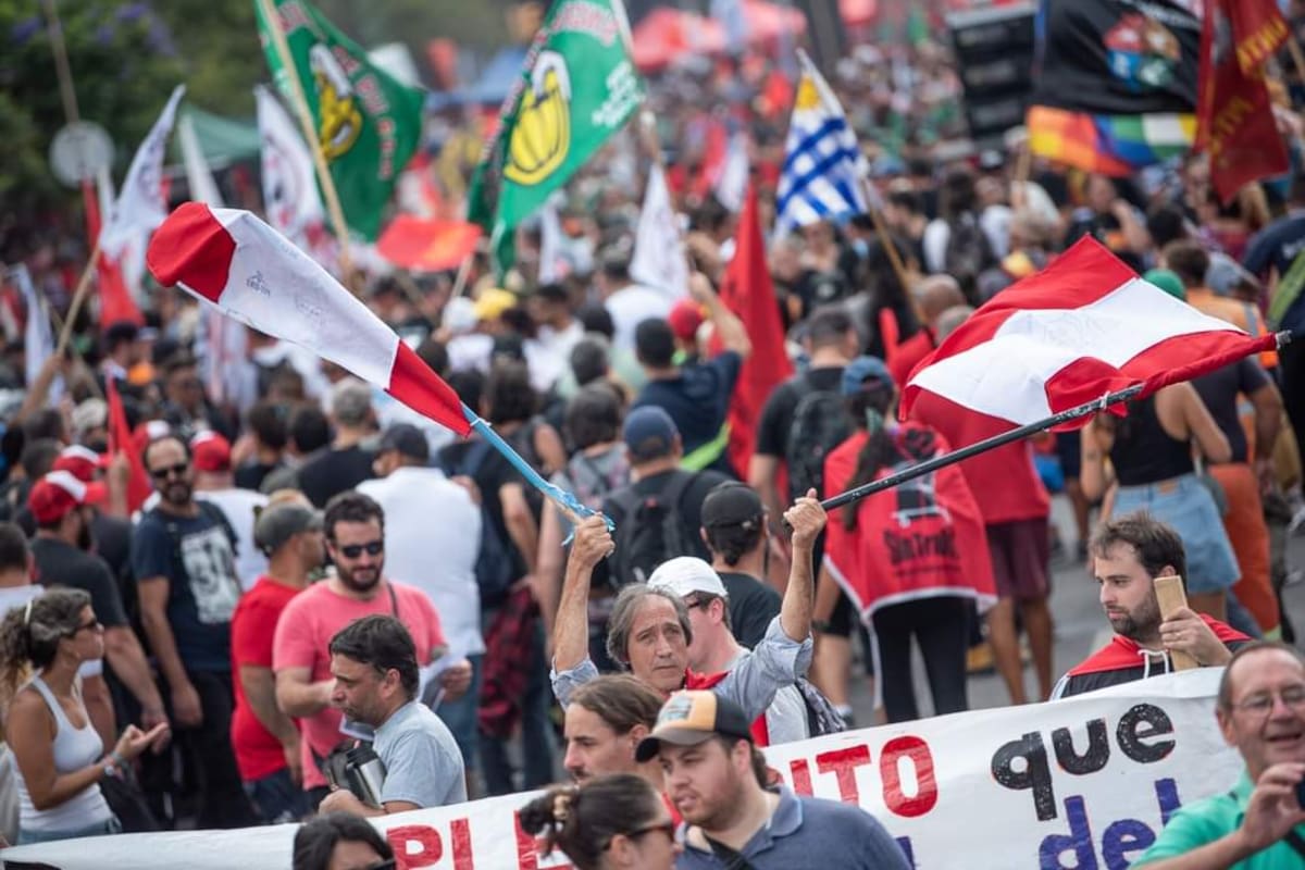Hoy hay un paro general en Uruguay en contra de la reforma jubilatoria