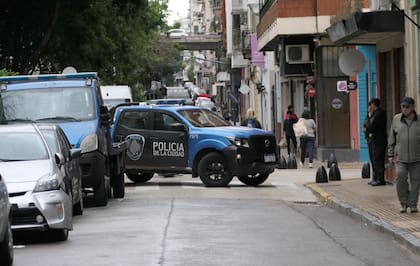 Hoy por la mañana, luego de la fuga de presos de la comisaría 1 de San Telmo