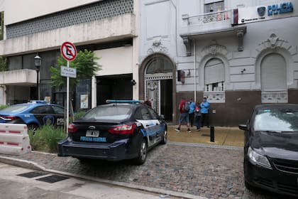 Hoy por la mañana, luego de la fuga de presos de la comisaría 1 de San Telmo