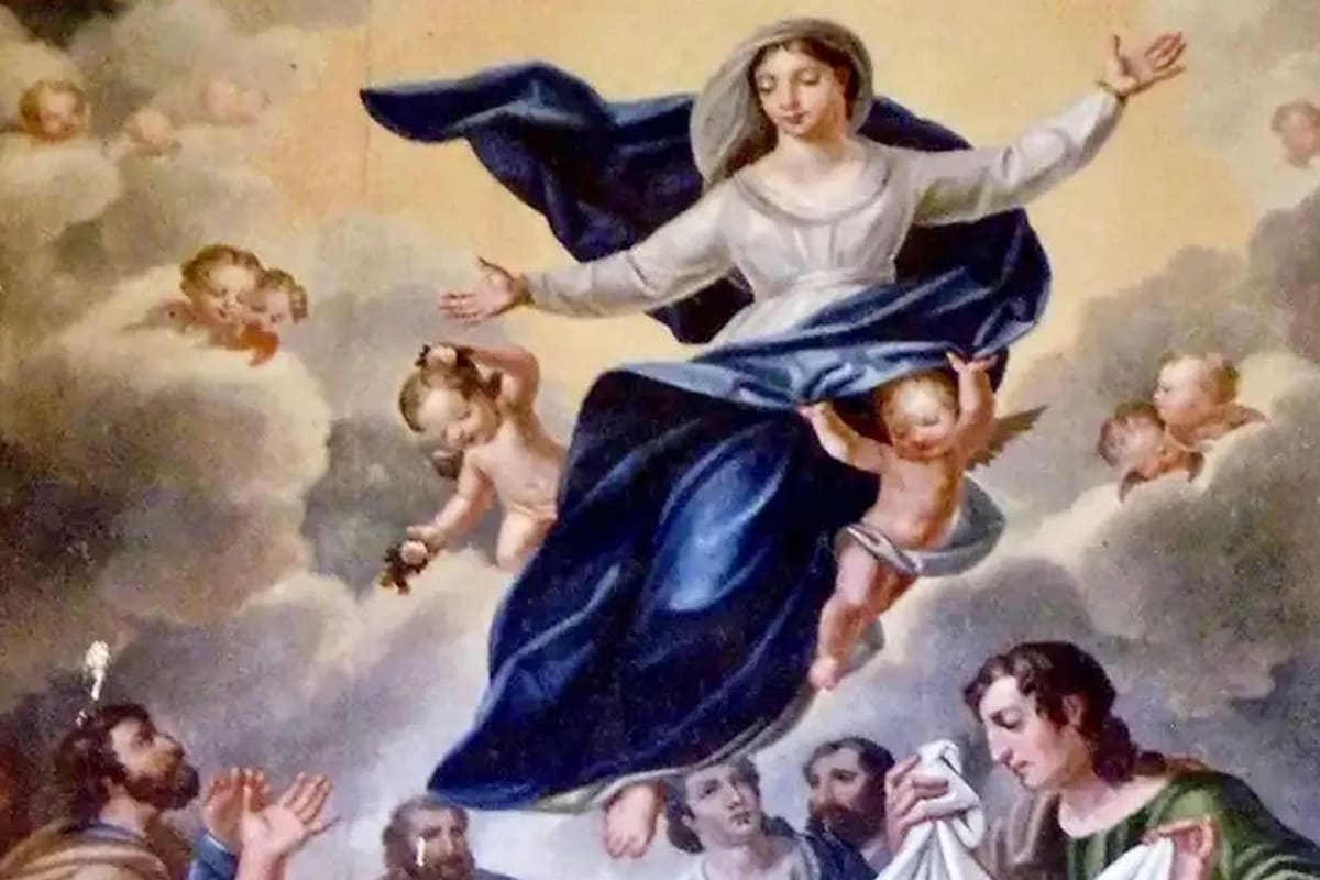 Hoy se celebra el día de la Asunción de la Virgen María al cielo