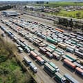 Llegaron más de 4200 camiones a los puertos del Gran Rosario por el fuerte ritmo de exportaciones