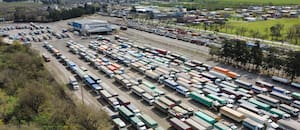 Llegaron más de 4200 camiones a los puertos del Gran Rosario por el fuerte ritmo de exportaciones