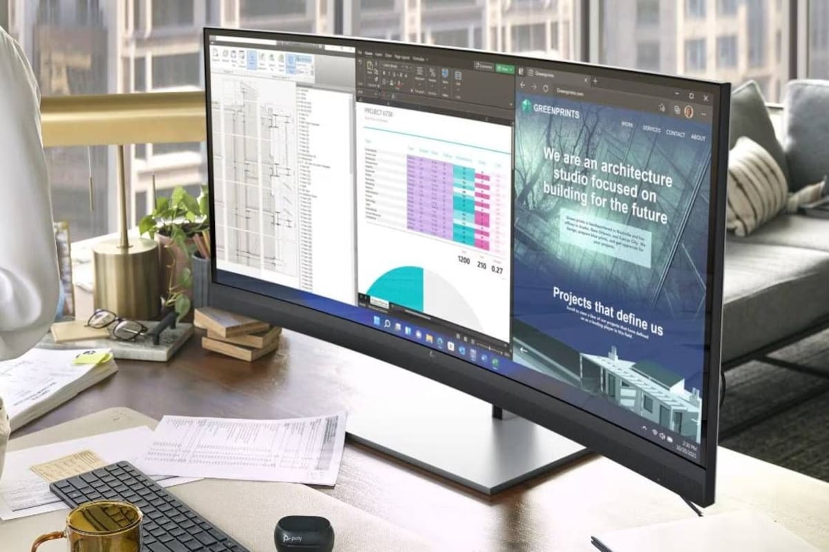 HP presentó un monitor corporativo de 49 pulgadas de ancho
