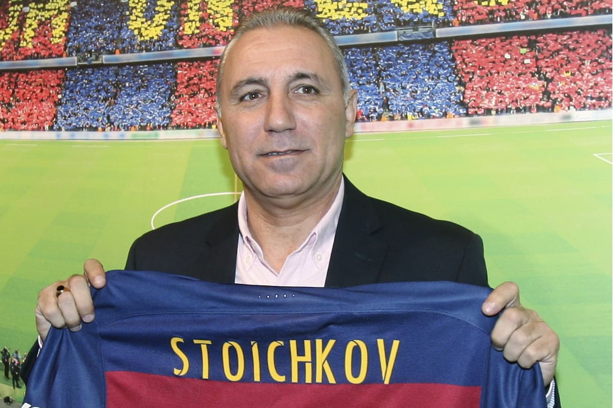 Hristo Stoichkov, de recordada trayectoria en Barcelona