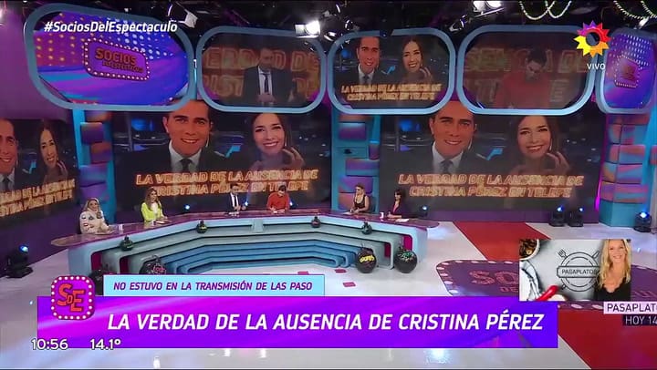 En Socios aseguraron que Cristina Pérez fue 'vetada' de la cobertura de las PASO por su relación con Luis Petri
