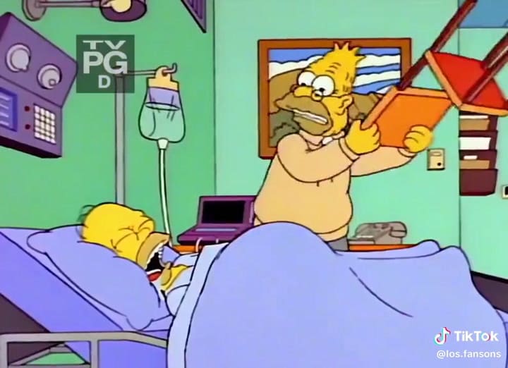 Homero en coma