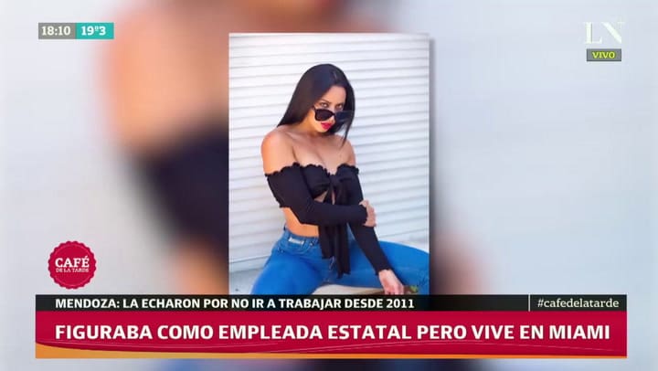 Figuraba como empleada estatal pero vive en Miami