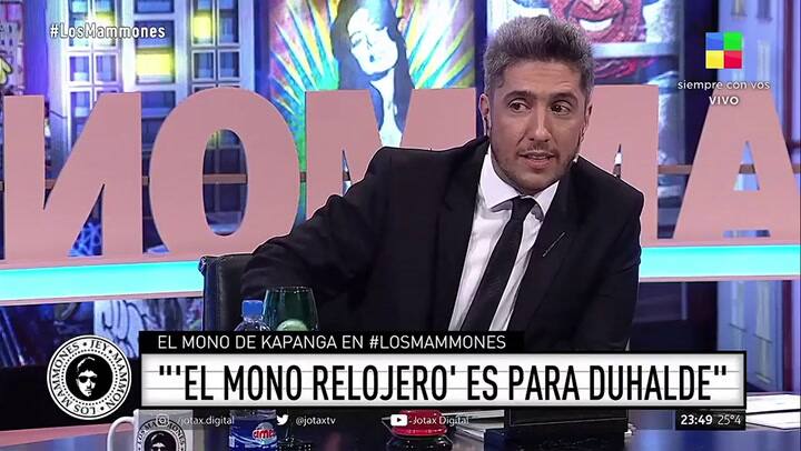 El Mono de Kapanga y su encuentro con Eduardo Duhalde - Fuente: América TV
