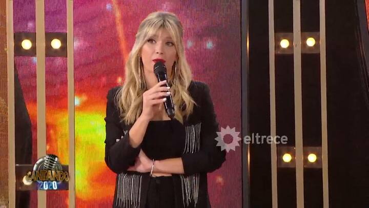 Cantando 2020. La pregunta de Cinthia Fernández que descolocó a Laurita Fernández - Fuente: eltrece