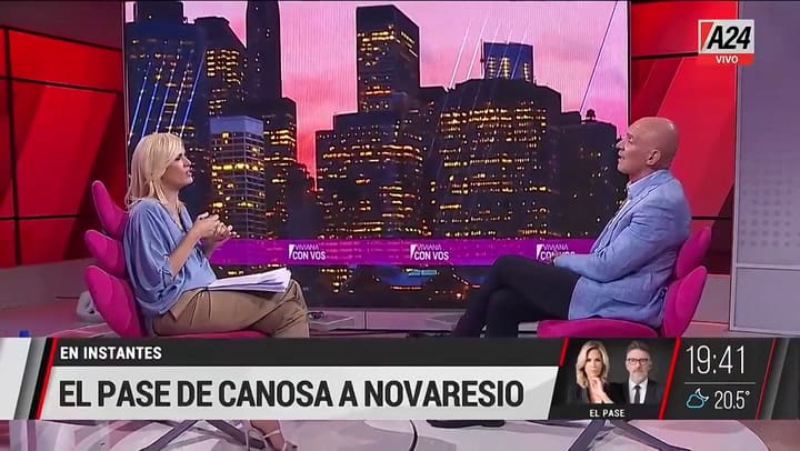 Viviana Canosa le hizo una picante pregunta a José Luis Espert