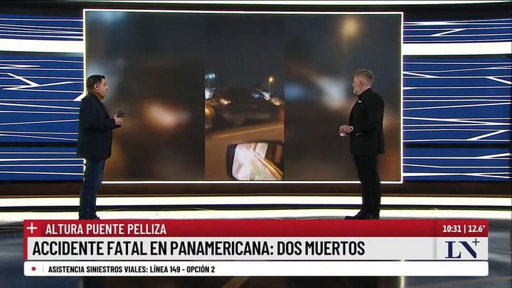 Nueve autos involucrados en un choque en Panamericana: el accidente dejó dos muertos