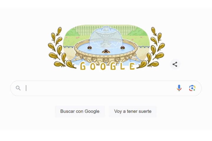 Doodle: Natación artística olímpica