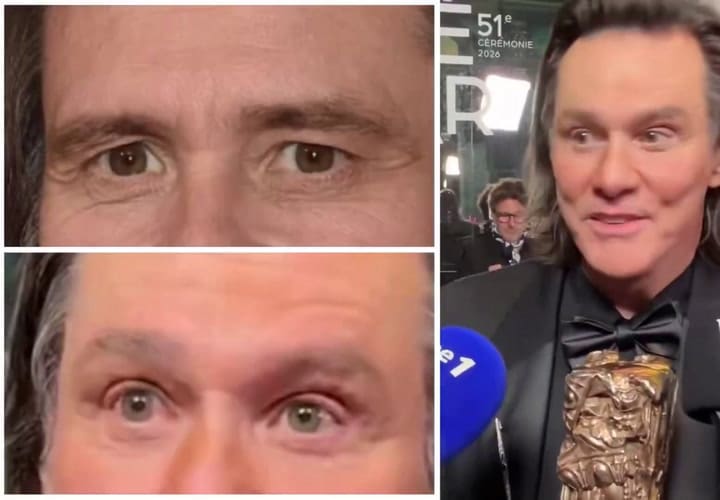 Aseguran que Jim Carrey fue cambiado por un doble: reapareció en un evento y está irreconocible