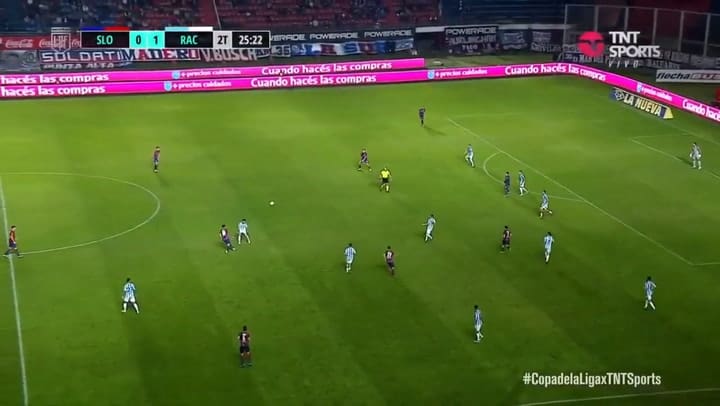 El golazo de Martegani frente a Racing