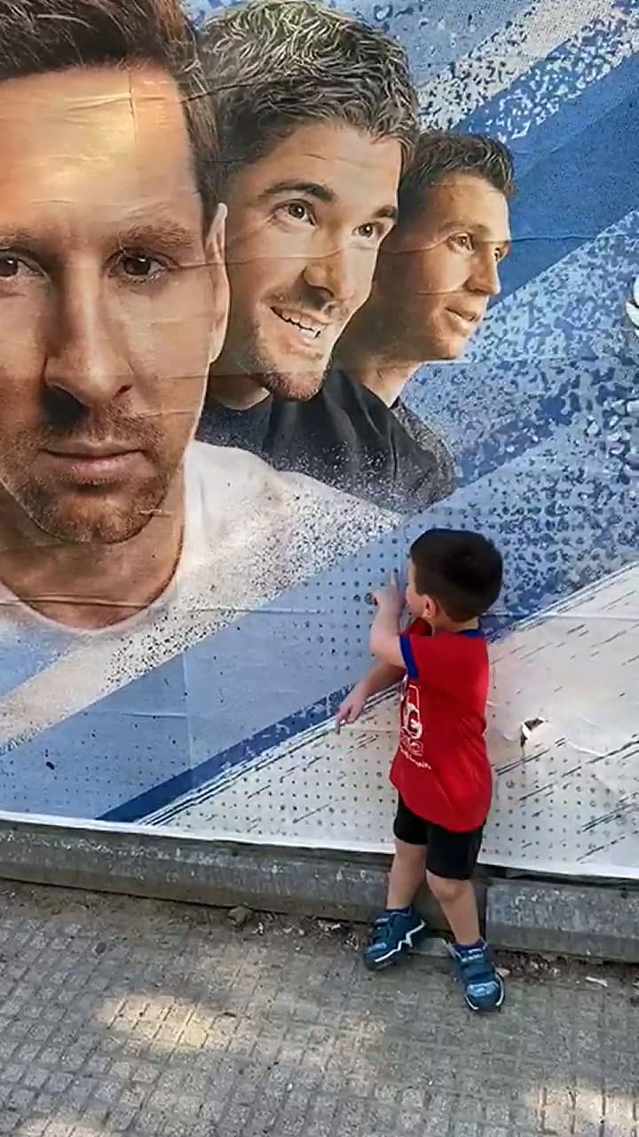 Vicente y su fanatismo por Lionel Messi