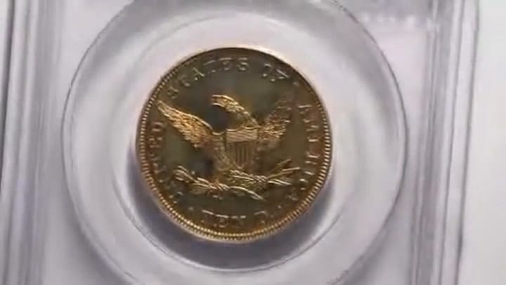 El reverso de la Liberty Head de 1839