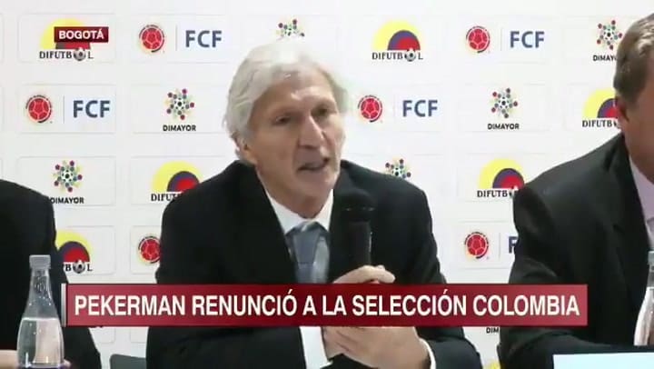 Las últimas palabras de José Pekerman al despedirse de la selección colombiana - Fuente: Twitter