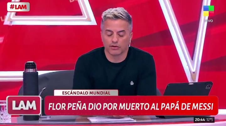 Jorge Messi habló con Ángel de Brito del escándalo que se armó en torno a su salud