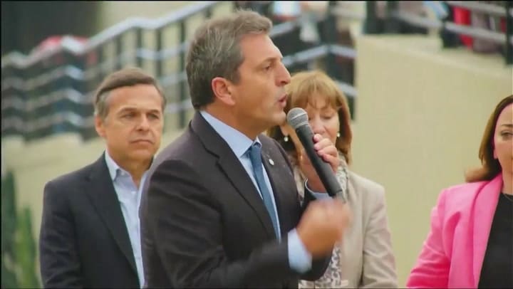 Mensaje de Sergio Massa a la interna oficialista