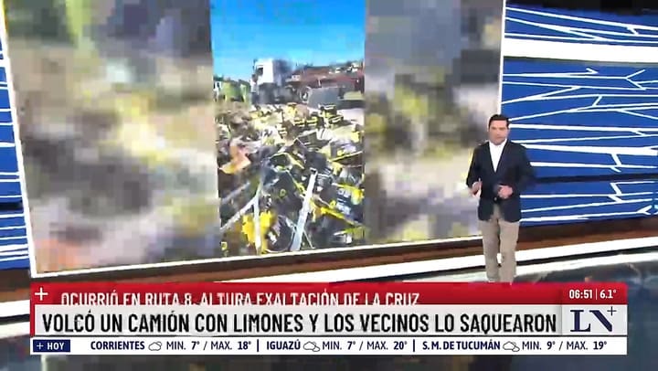 Saqueo a camion