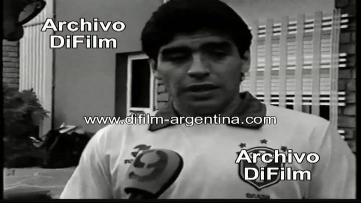 Moltoni, Maradona y la nota del millón de dólares - Fuente: Youtube