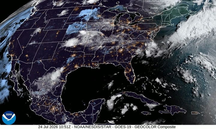 Satélite De La NOAA Hoy