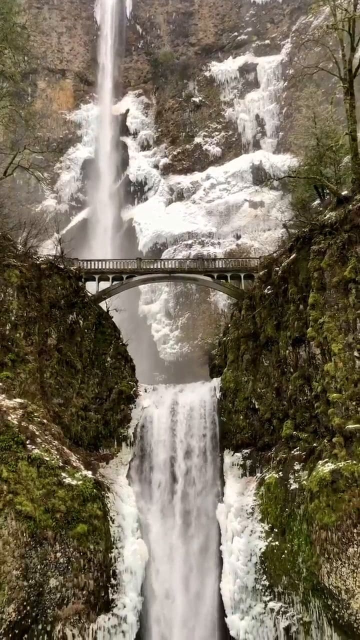 Los paisajes nevados cubren regiones del noreste y noroeste de Estados Unidos