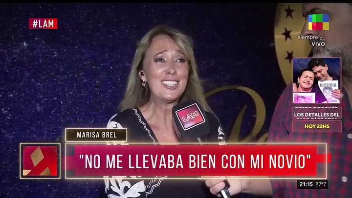 Marisa Brel se quebró al aire al hablar de su reciente separación: “Me siento sola”