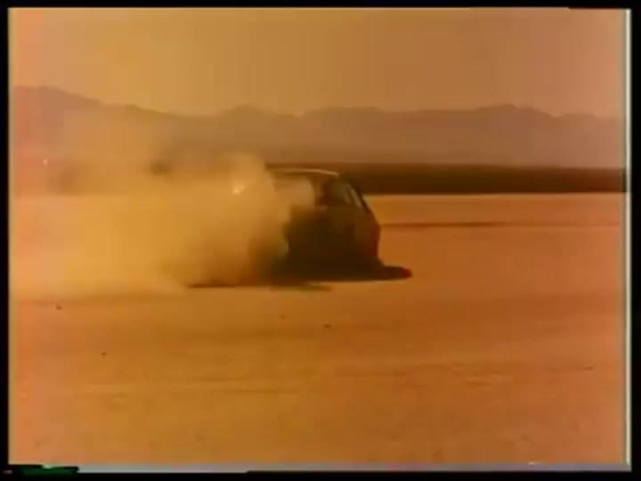 Publicidad Del Renault Fuego Con Un Cowboy