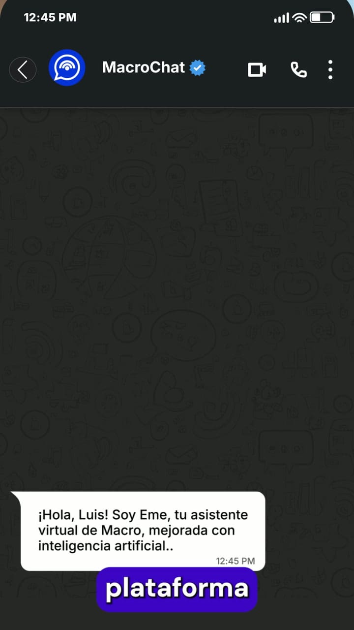 Macrochat, la nueva herramienta de IA por Whatsapp del Banco Macro para sus clientes