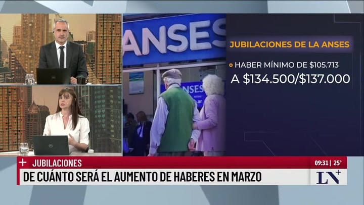 De cuánto son los haberes de los jubilados en marzo 2025