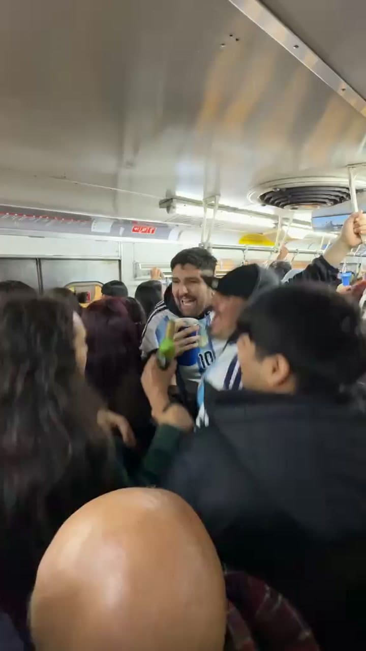 Emoción en el subte B