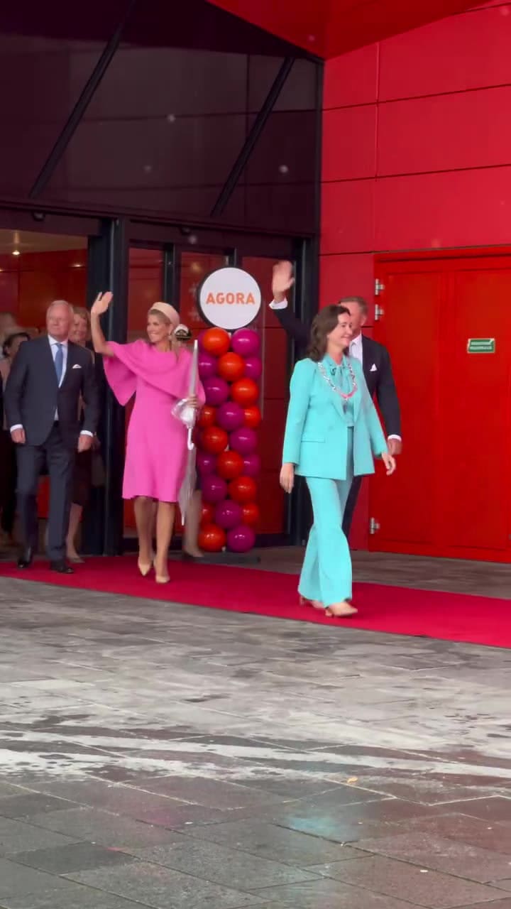 Máxima Zorreguieta y un look barbiecore