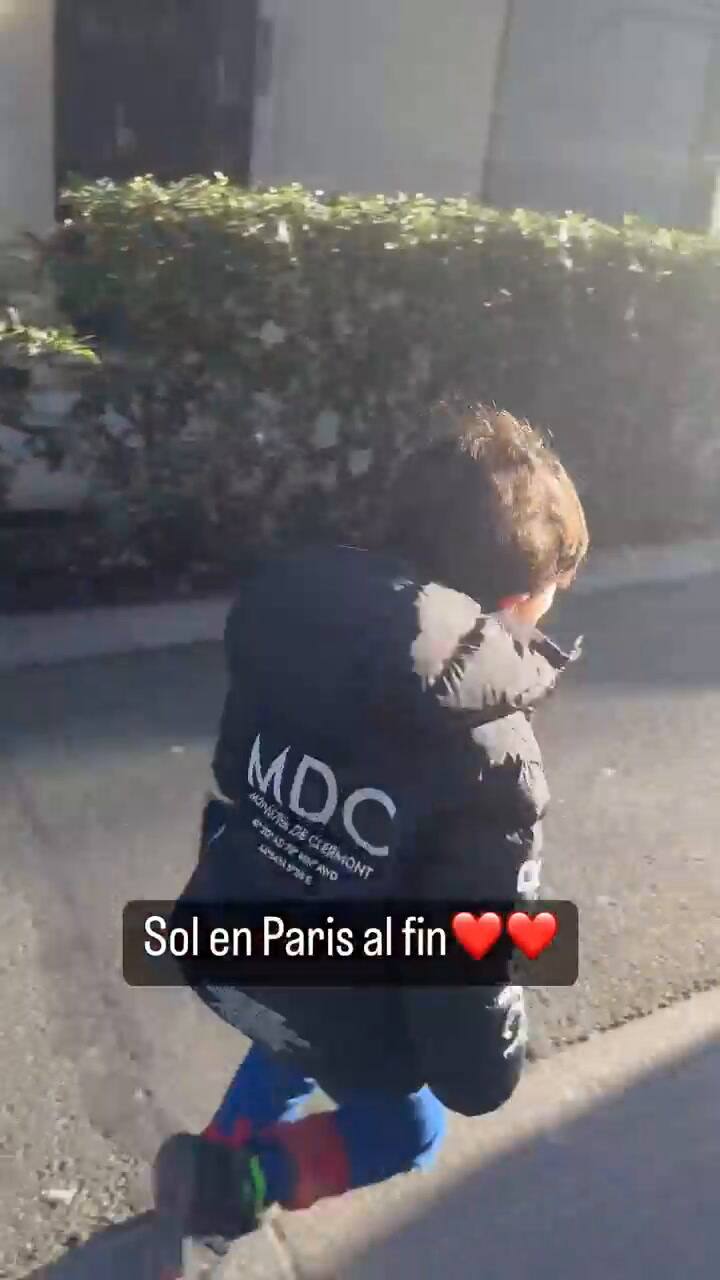 El video de Ciro Messi en París que compartió Antonela Roccuzzo