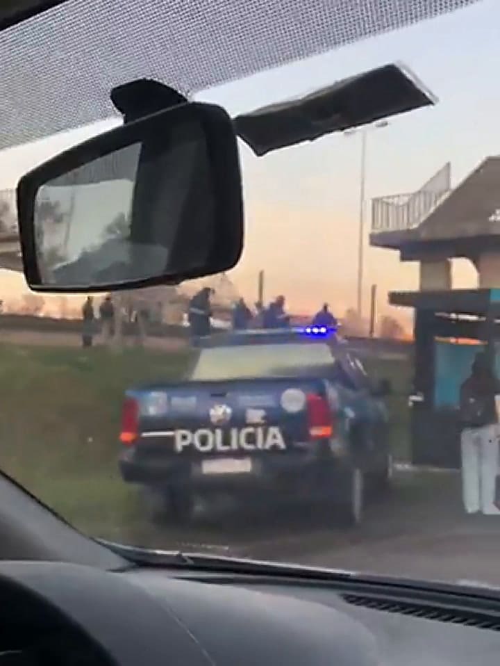 Así quedó el puente peatonal sobre el ramal Pilar de la Panamericana