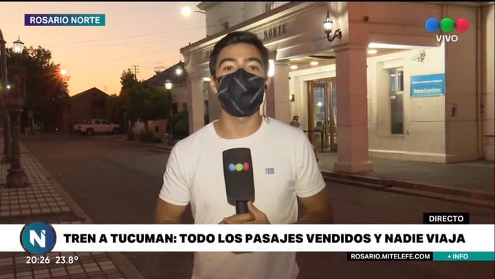 ¿Tren fantasma? Denuncian que todos los pasajes están vendidos pero que viaja completamente vacío