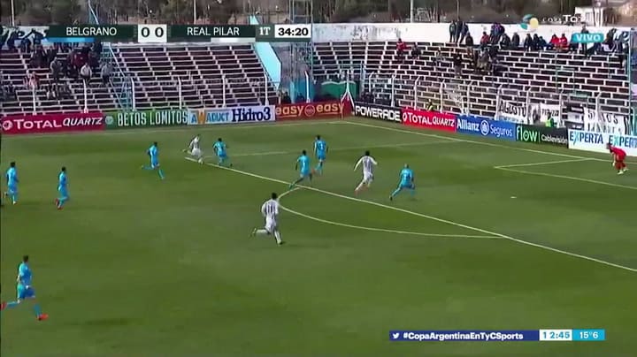 El gol de Real Pilar