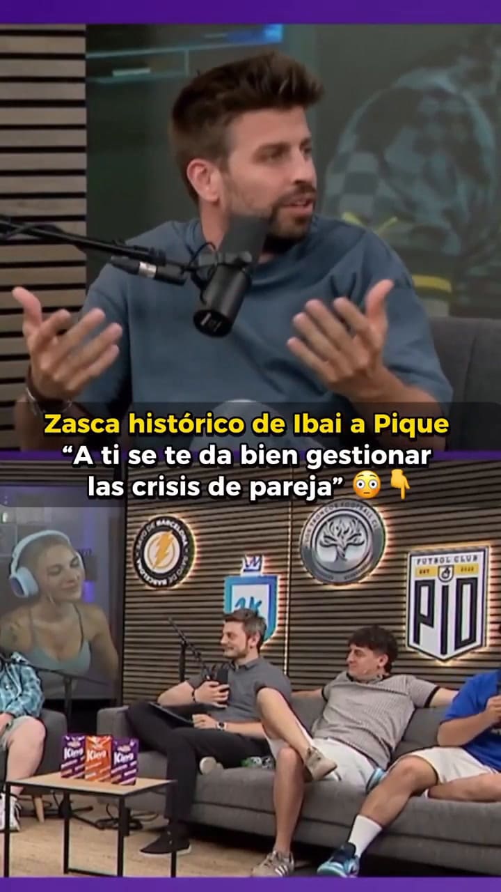 El inesperado dardo de Ibai Llanos a Gerard Pique