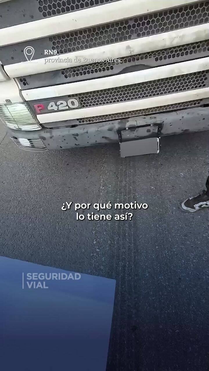 Camionero tapaba su patente con un sistema para no ser detectado