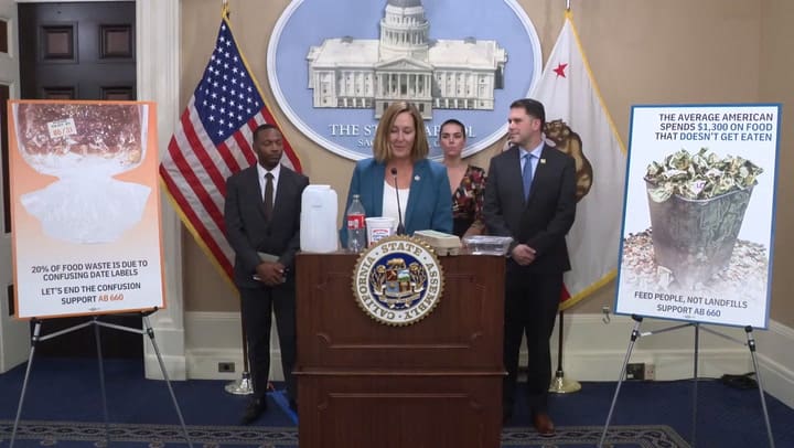 La asamblea de California anunció cambios en el etiquetado de productos para que los consumidores comprendan mejor la fecha de caducidad.