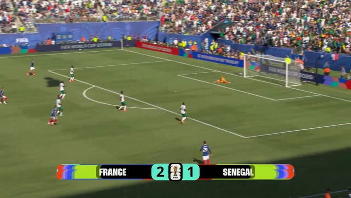 Cuarto gol de Francia vs Senegal