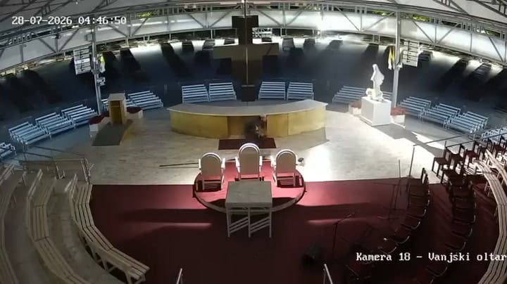 La profanación del santuario de Medjugorje