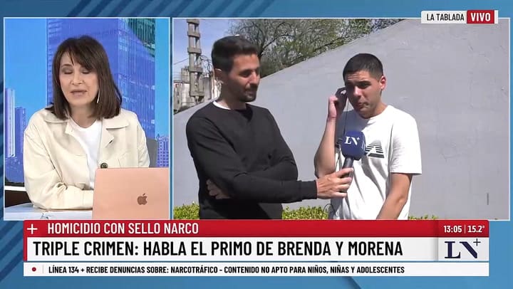 Federico Celedon, primo de Brenda y Morena