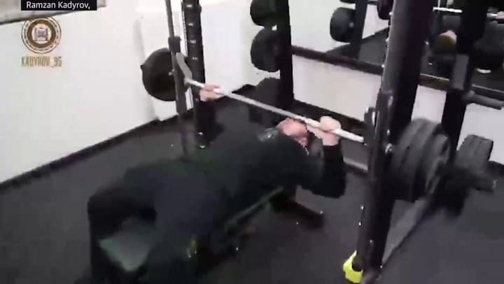 Video de ejercicio difundido por Ramzan Kadyrov