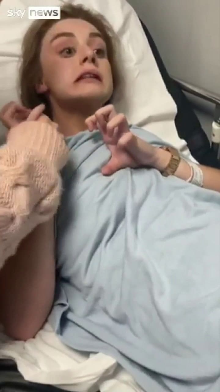 La mamá de Millie Taplin mostró su estado luego de que la drogaran en un boliche