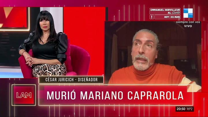 La cruda realidad que vivió Mariano Caprarola antes de retirarse el metacrilato de su cuerpo