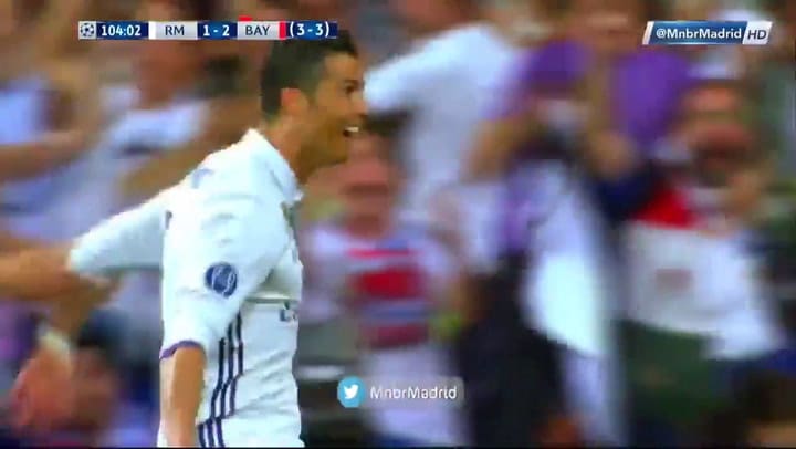 El segundo gol de Cristiano Ronaldo (2-2)