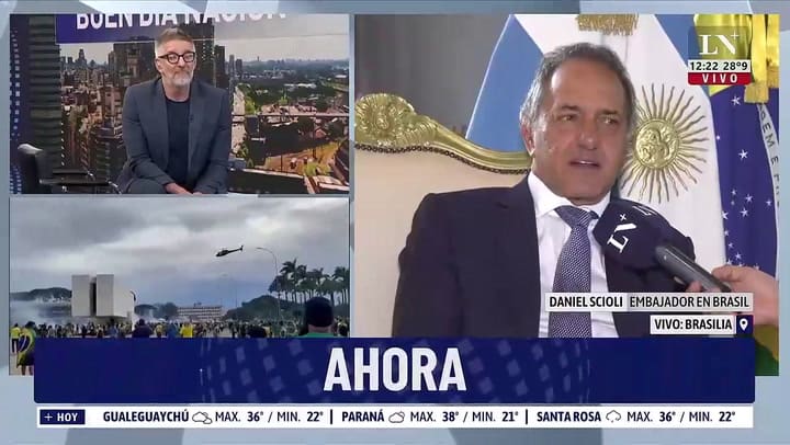 Daniel Scioli responde si va a ser precandidato a presidente