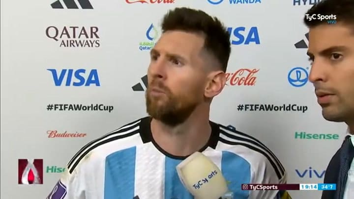 "Qué miras, bobo", la frase de Lionel Messi que quedó grabada para la historia